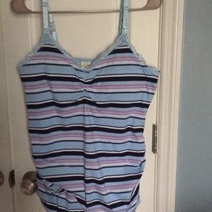 Maternity nursing tank